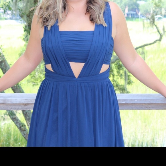 NWT Navy Maxi Gown - Picture 2 of 3